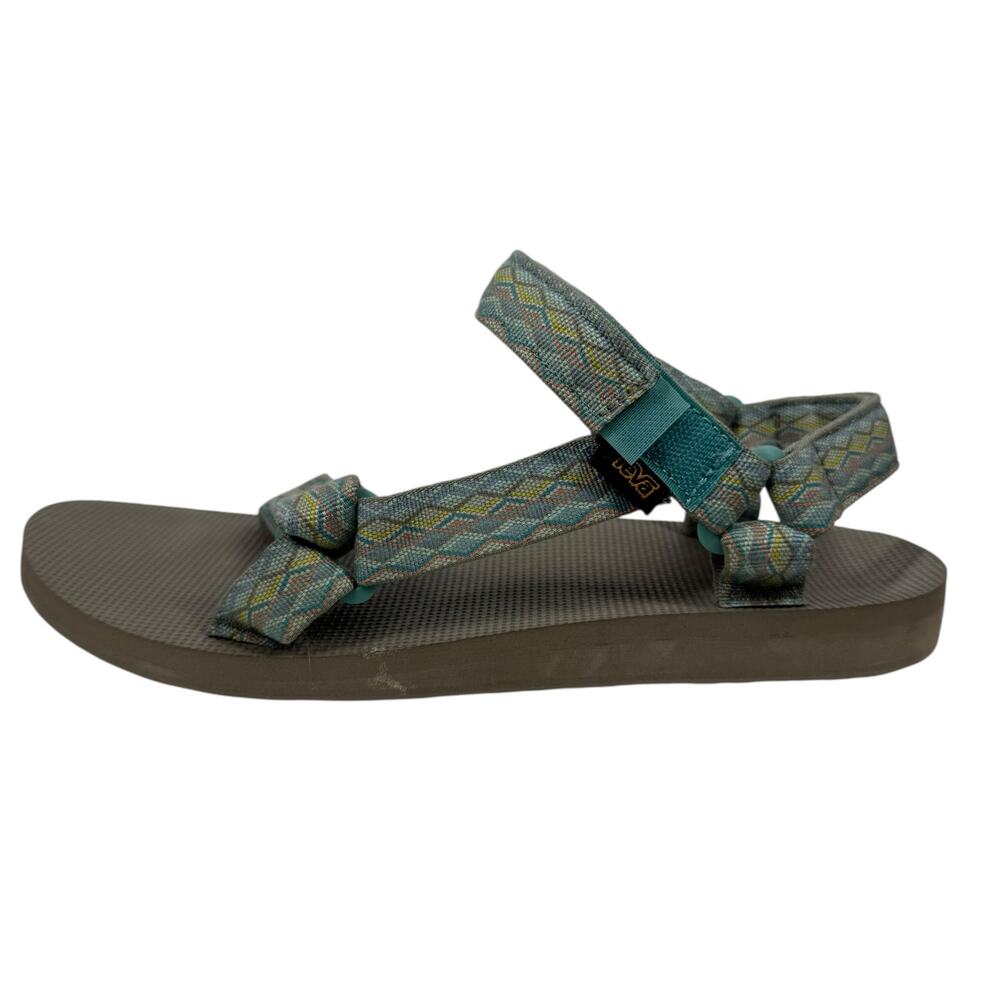 Teva Sandals Original Universal Sandal Women 11 Blue Gray Sanborn‎ Casual Beach